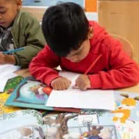 writing at monkey puzzle west kensington preschool
