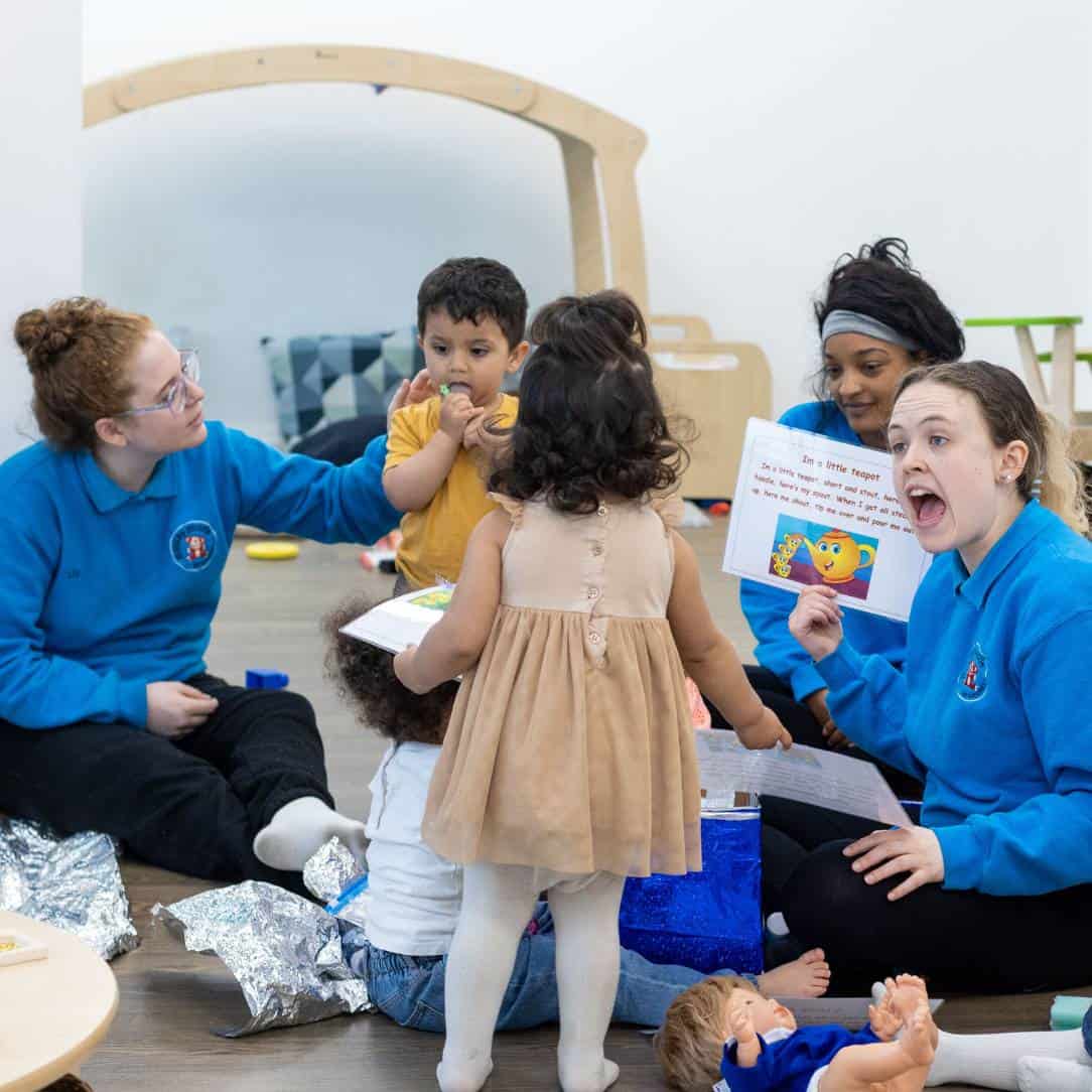 Preschoolers at Monkey Puzzle Day Nurseries